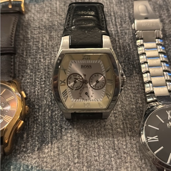 Hugo Boss Black Dial Silver Bracelet Watch - Picture 2 of 2